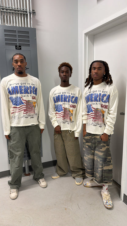 'MERICA NEEDS GOD LONGSLEEVE