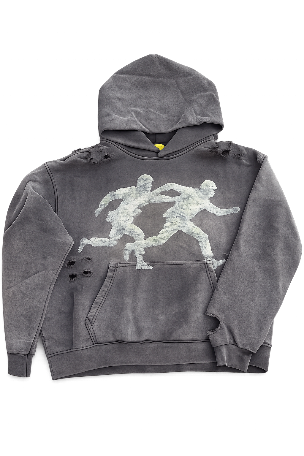 BLACK RUNNINGMAN HOODIE