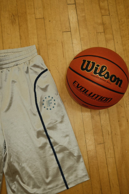SILVER HOOP SHORTS
