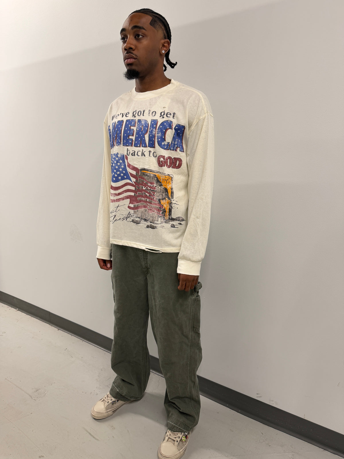 'MERICA NEEDS GOD LONGSLEEVE