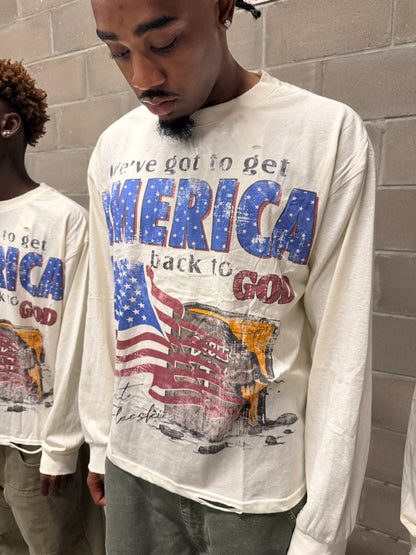 'MERICA NEEDS GOD LONGSLEEVE