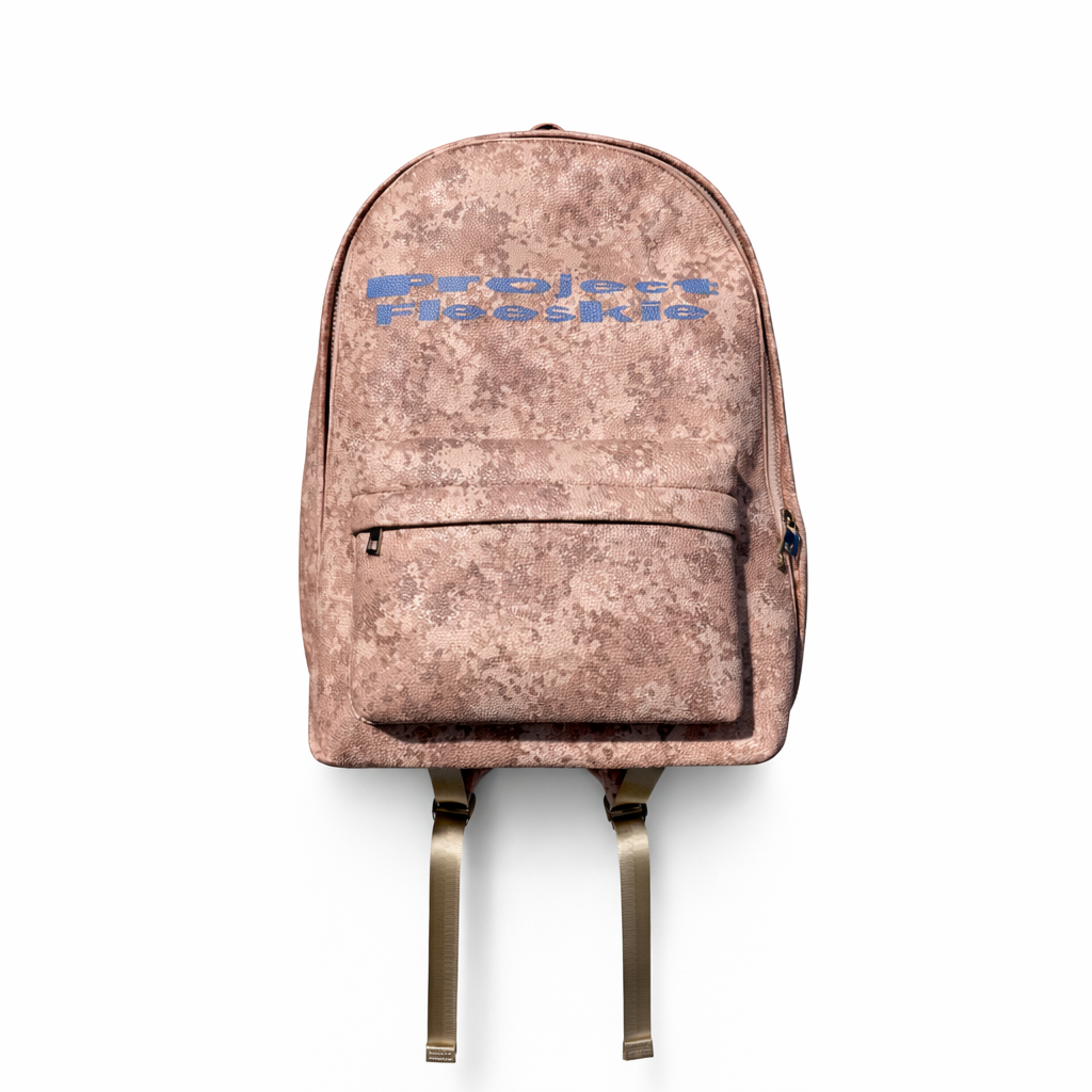 LEATHER BOOKBAG (Grey)